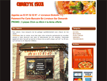 Tablet Screenshot of chouette-pizza.com